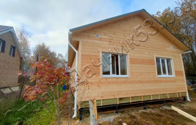 3 Каркасно-щитовой дом   Д-3, 9х8,5м, 67,5  М², Московская область, Можайский район, СНТ «Росинка». (12)